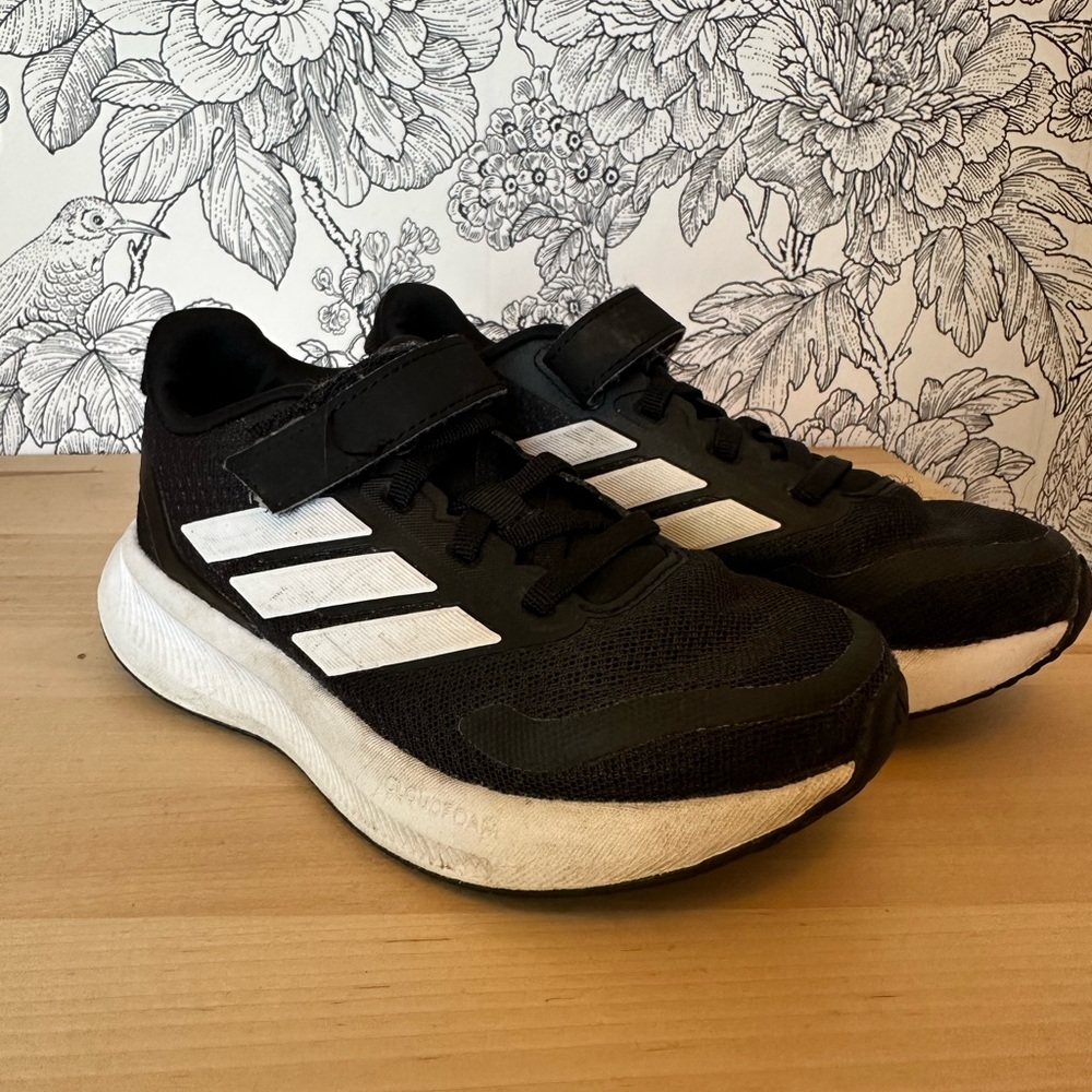 Adidas Black and White Sneakers with Classic Design